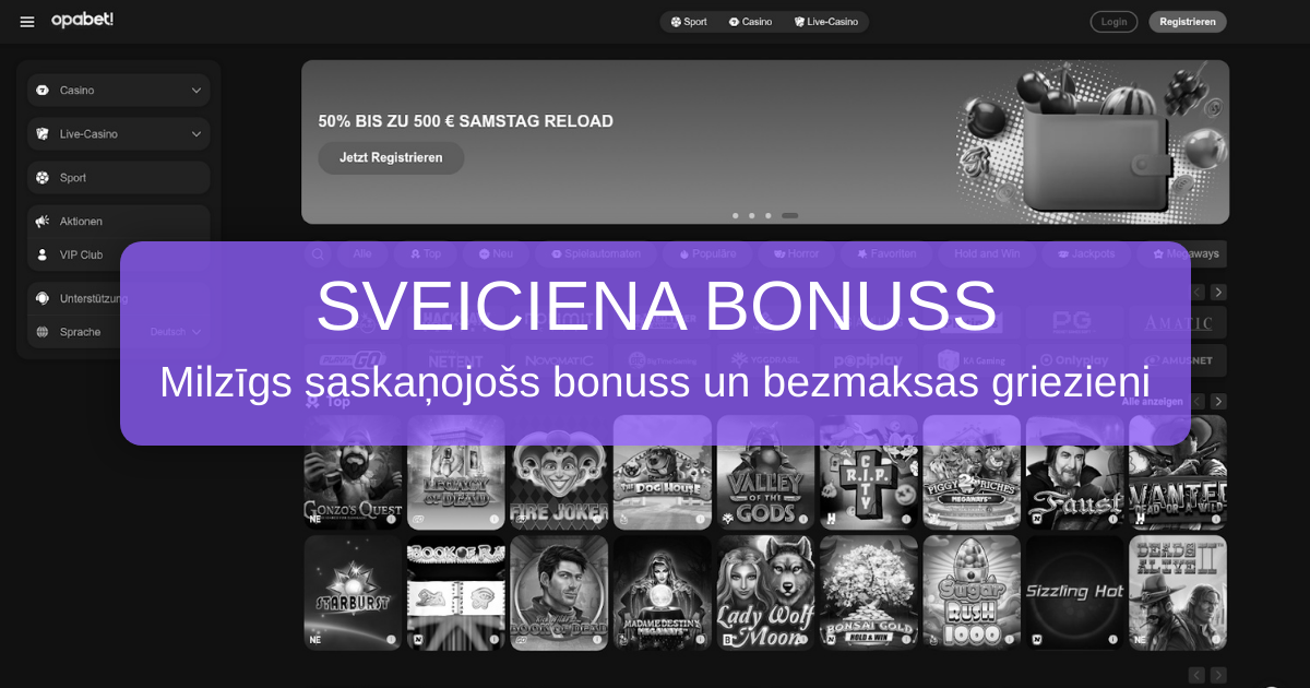 Opabet Casino Latvija - Premium Spēļu Pieredze